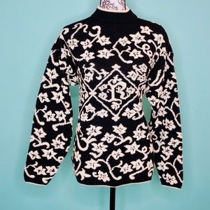 Vintage 80’s Kitty Hawk Mock Turtleneck Sweater